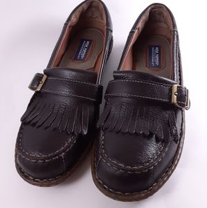 Hush Puppies professionals steel toe loafer size 8